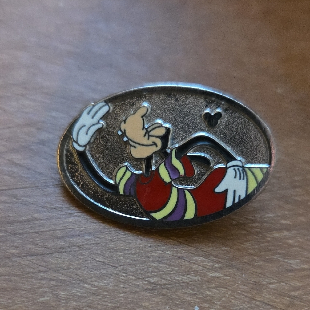 Disney Silver Hidden Mickey Pin